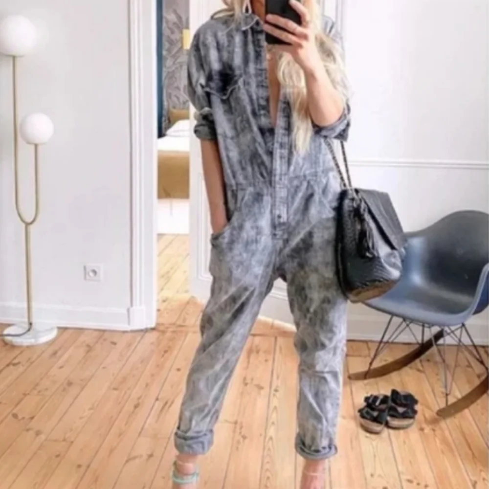 🥰 Isabel Marant Blue Denim Jumpsuit